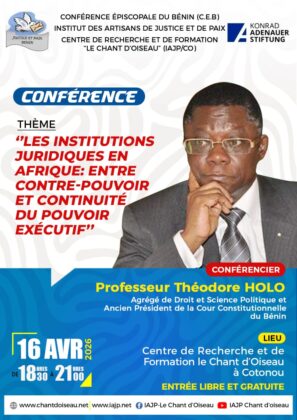 Invitation à la Conférence Sociale de ce Jeudi 16 avril 2026 à 18h30 au Chant d'Oiseau à Cotonou
